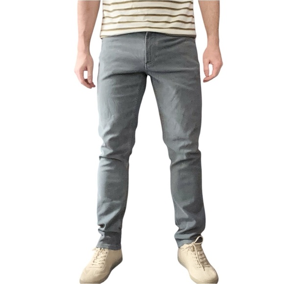 Faherty Stretch Terry 5-Pocket Pant Gray Men’s 31x32 Slim Fit NWOT - Picture 1 of 9